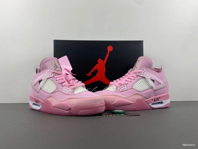 Cheap TBkick 4 X PINK OFF-WHITE JORDAN 0707